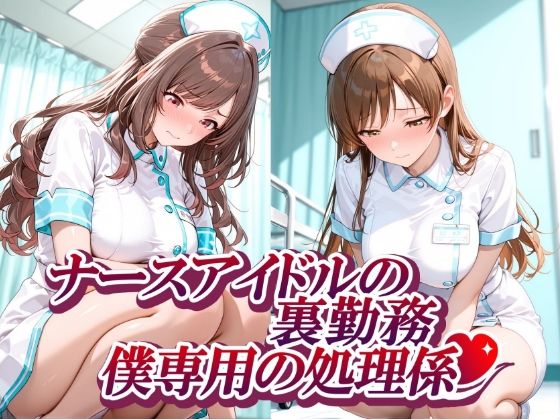 【限定公開】ナースアイドルの裏勤務 僕専用の処理係 エロ漫画